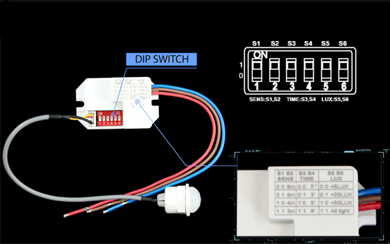 Ξέρετε τι είναι το DIP Switch αισθητήρες κίνησης;