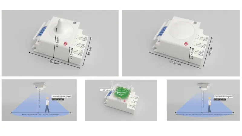 Το PDLUX λανσάρει αισθητήρες μικροκυμάτων PD-MV1029A & PD-MV1029B 5,8 GHz για έξυπνο φωτισμό εσωτερικού χώρου